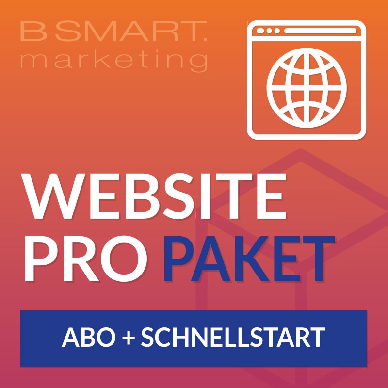 Paket – Website PRO – einmalig + monatl. Abo